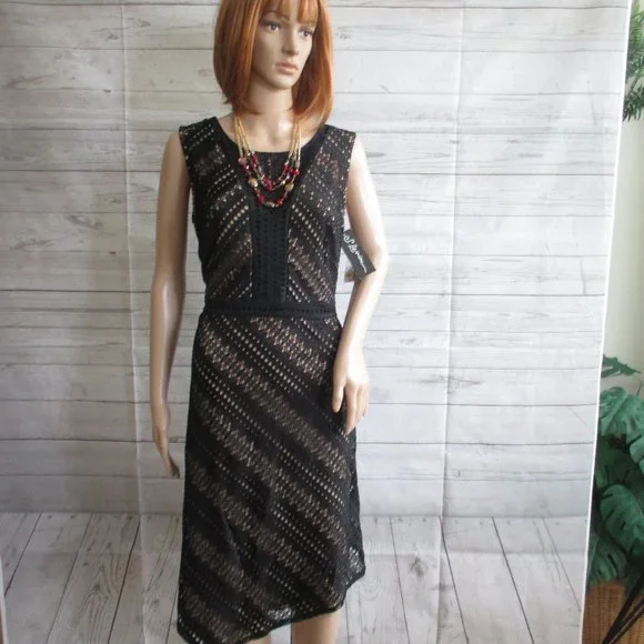 S. Levine | Dresses | Nwt S Levine Pretty Lined Dress With Asymmetrical Hem  Sz 2 Msrp 19 | Poshmark